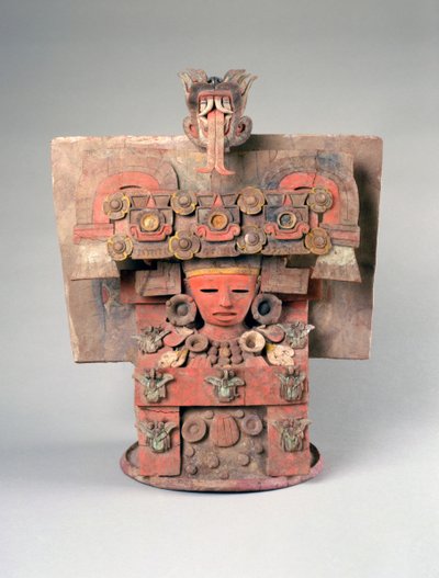 Incense Burner (incensario) Lid, Mexico, 200-650 by Teotihuacan